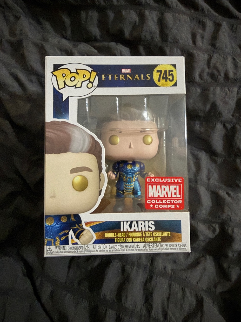 Funko Pop! Marvel Eternals Ikaris #745 Collector Corps Exclusive Vaulted